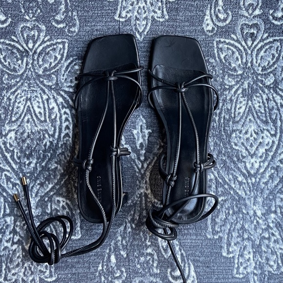 Anine Bing Strappy Graham Sandals in Black Size EU 37 - Picture 5 of 13
